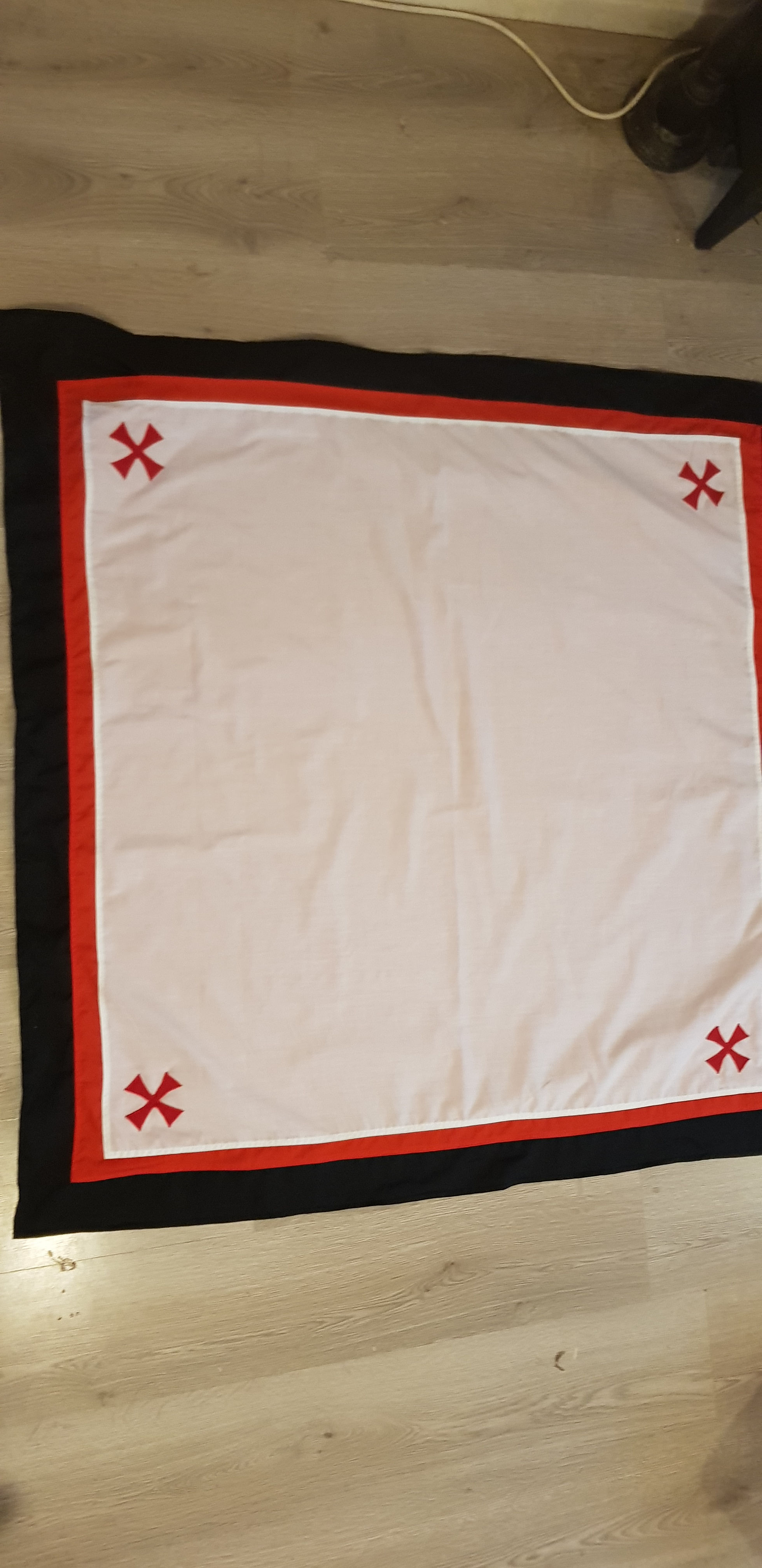 Knights Templar Floor Cloth (approx 4ft by 4ft)