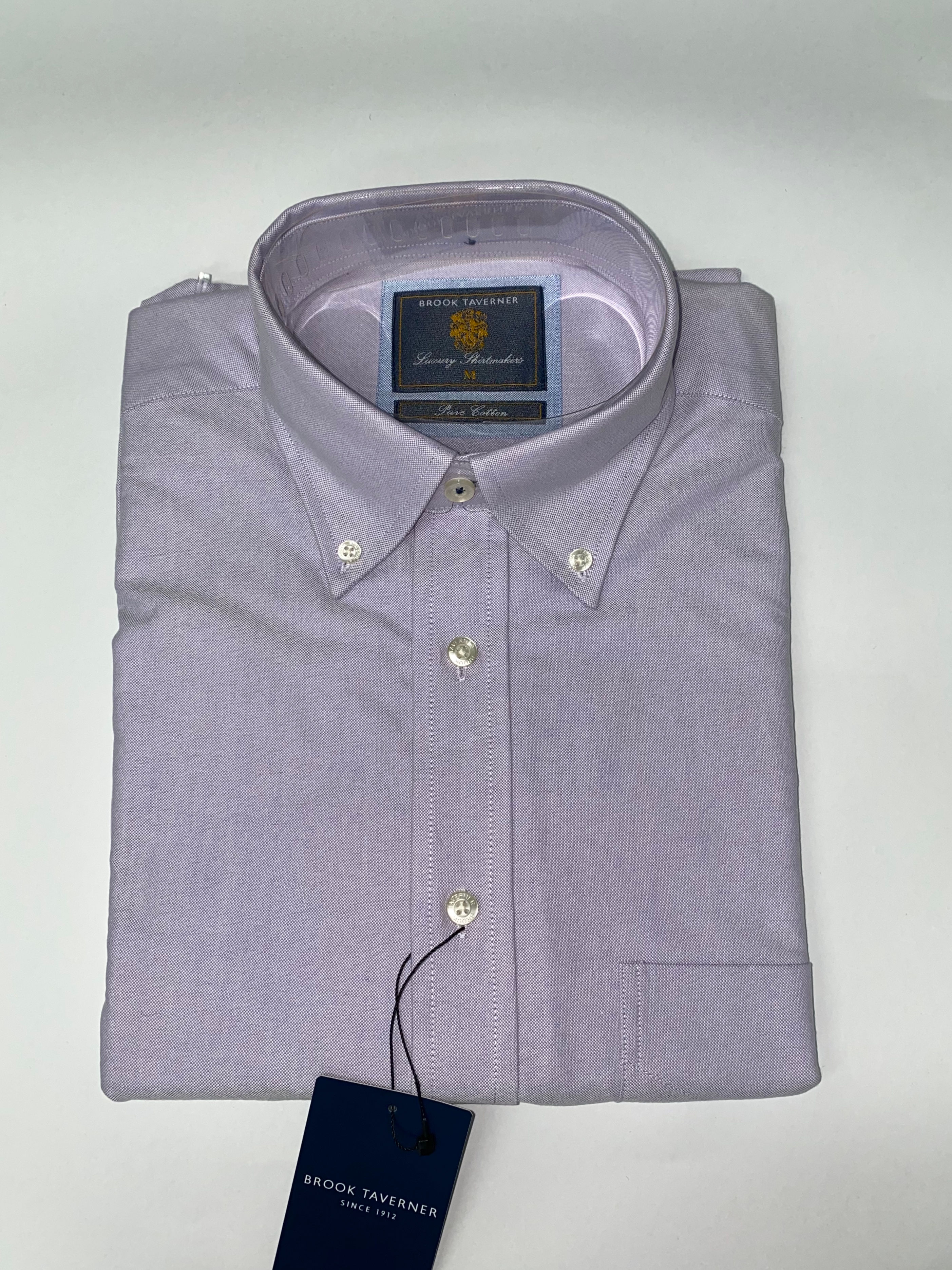 BROOK TAVERNER PURPLE LONG SLEEVED SHIRT