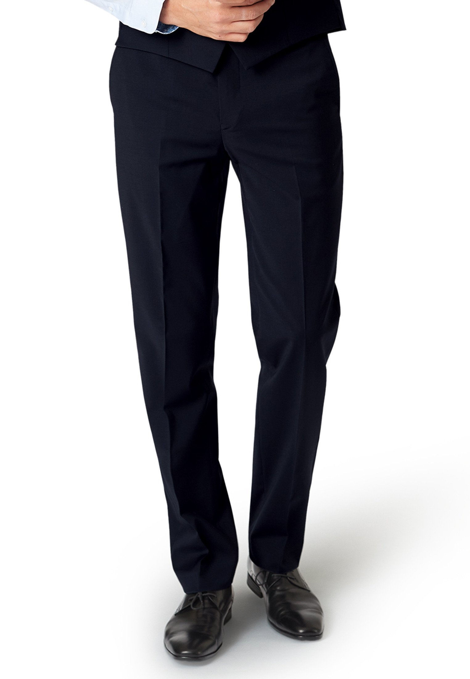 NAVY AVALINO SUIT TROUSERS