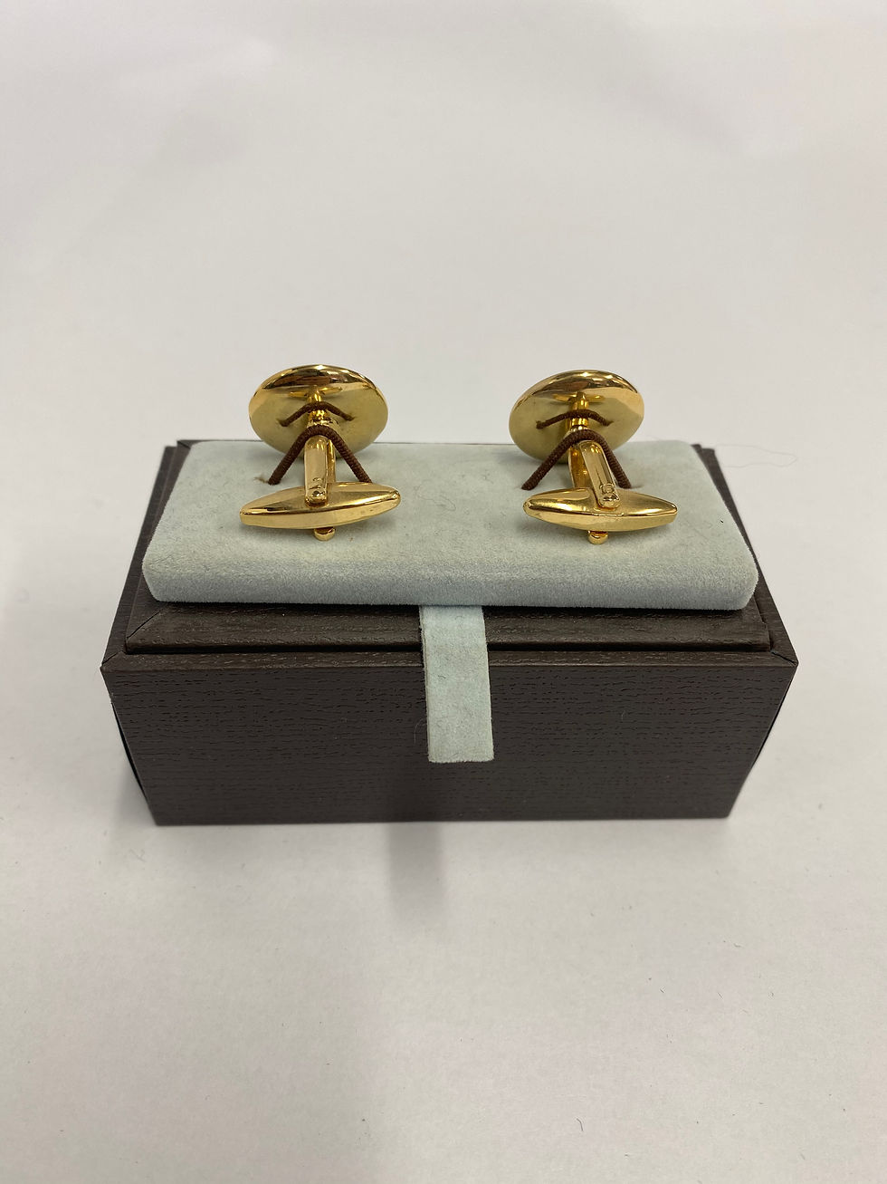 Thumbnail: MICHAELS CIRCULAR  GOLD CUFFLINKS