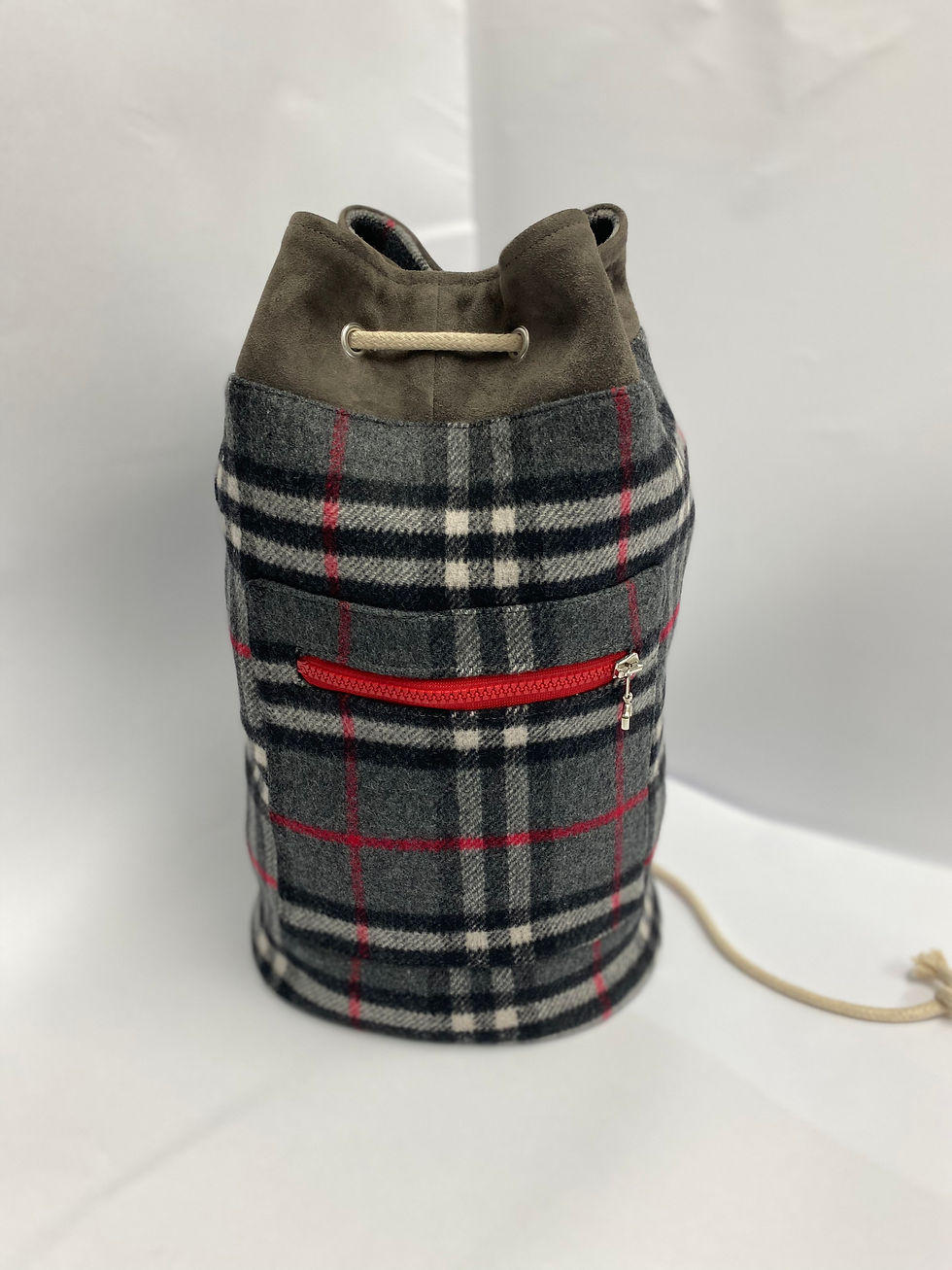 Thumbnail: JULES SUEDE & WOOL BUCKET BAG