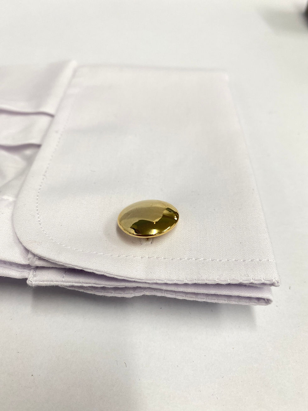 Thumbnail: MICHAELS CIRCULAR  GOLD CUFFLINKS