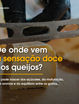 gosto doce no queijo