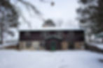 Loon Lodge in the winter