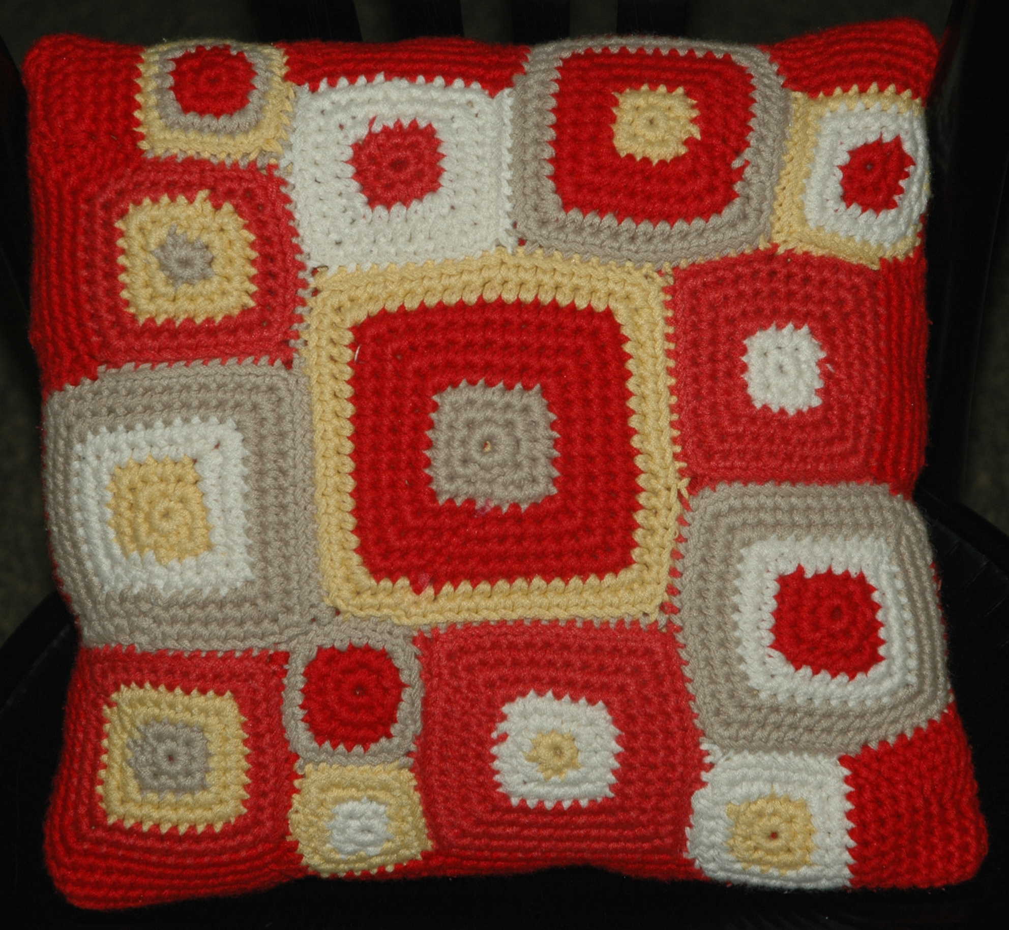 Retro Squares Pillow