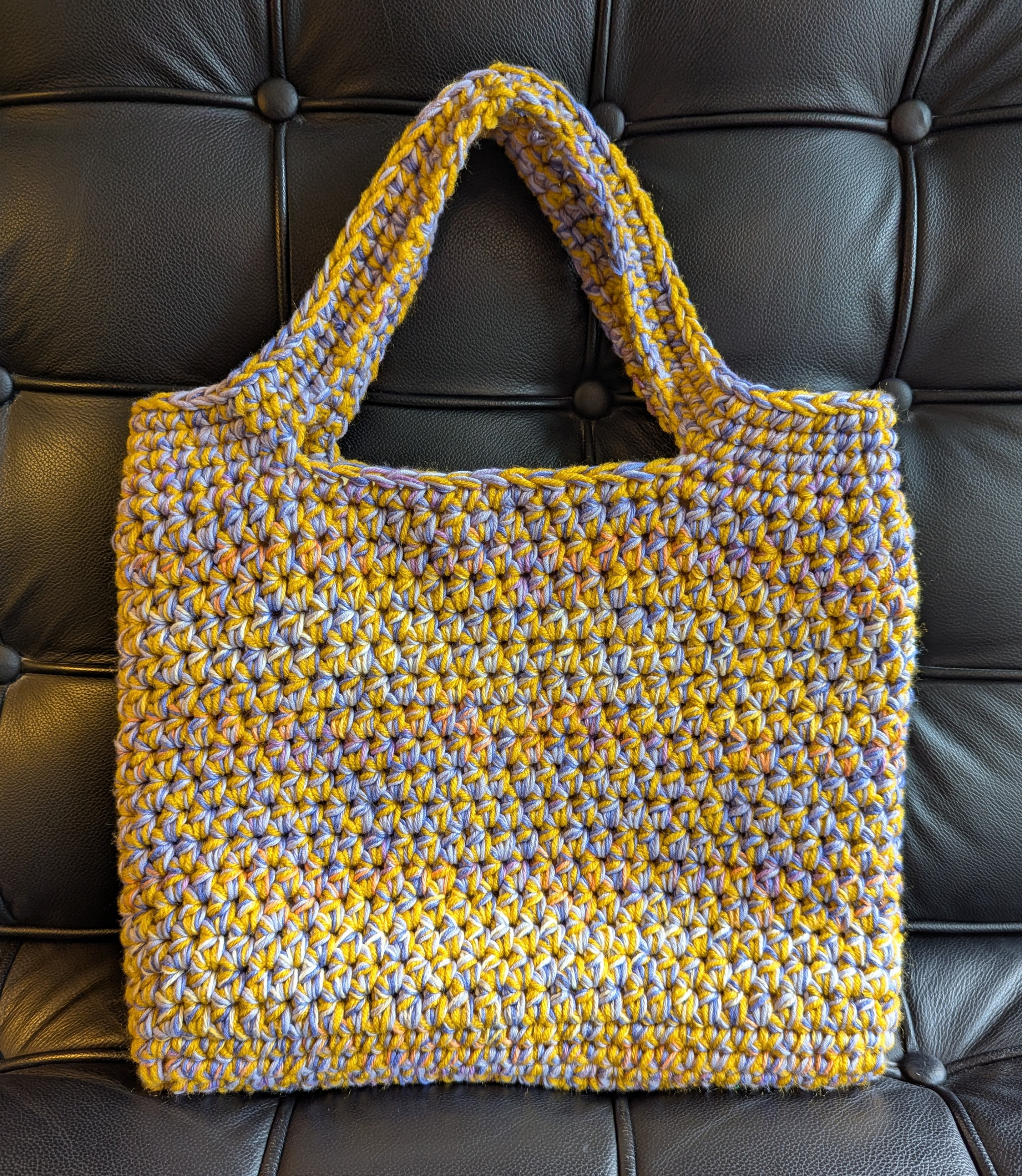Yellow/Purple Tote