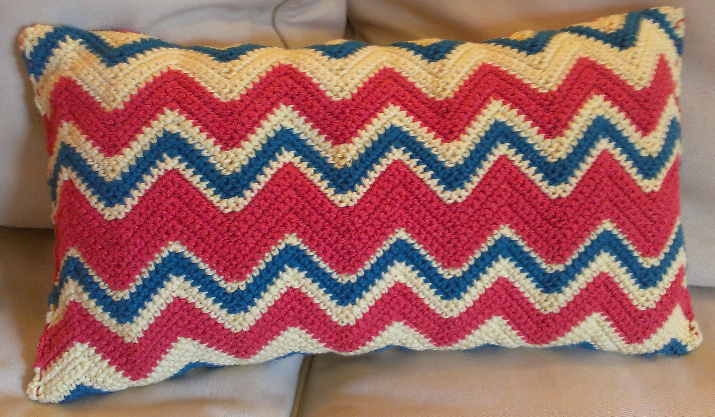 Retro Stripe Pillow