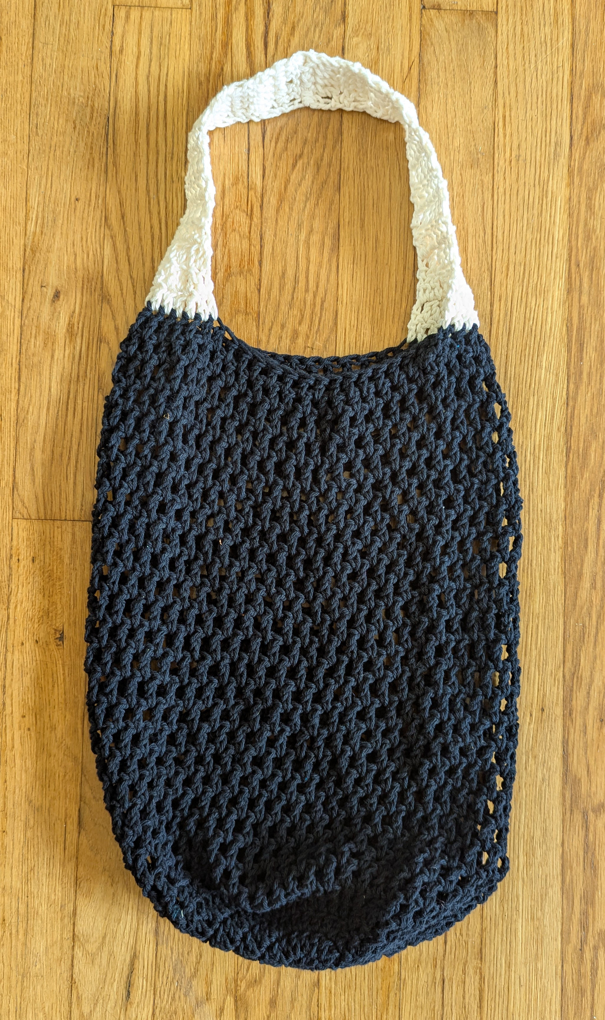 Black Large Market Tote