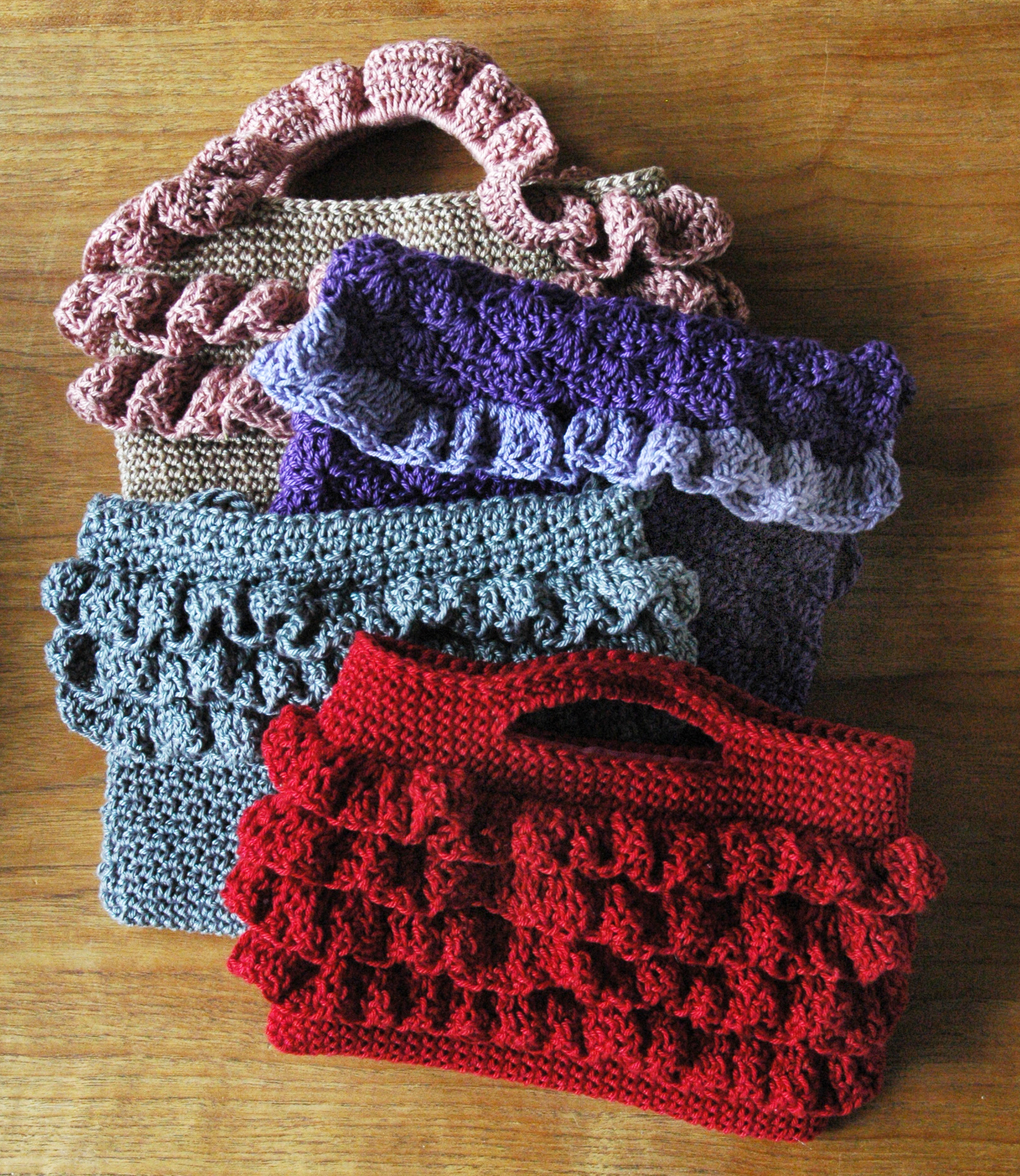 Ruffled Purses