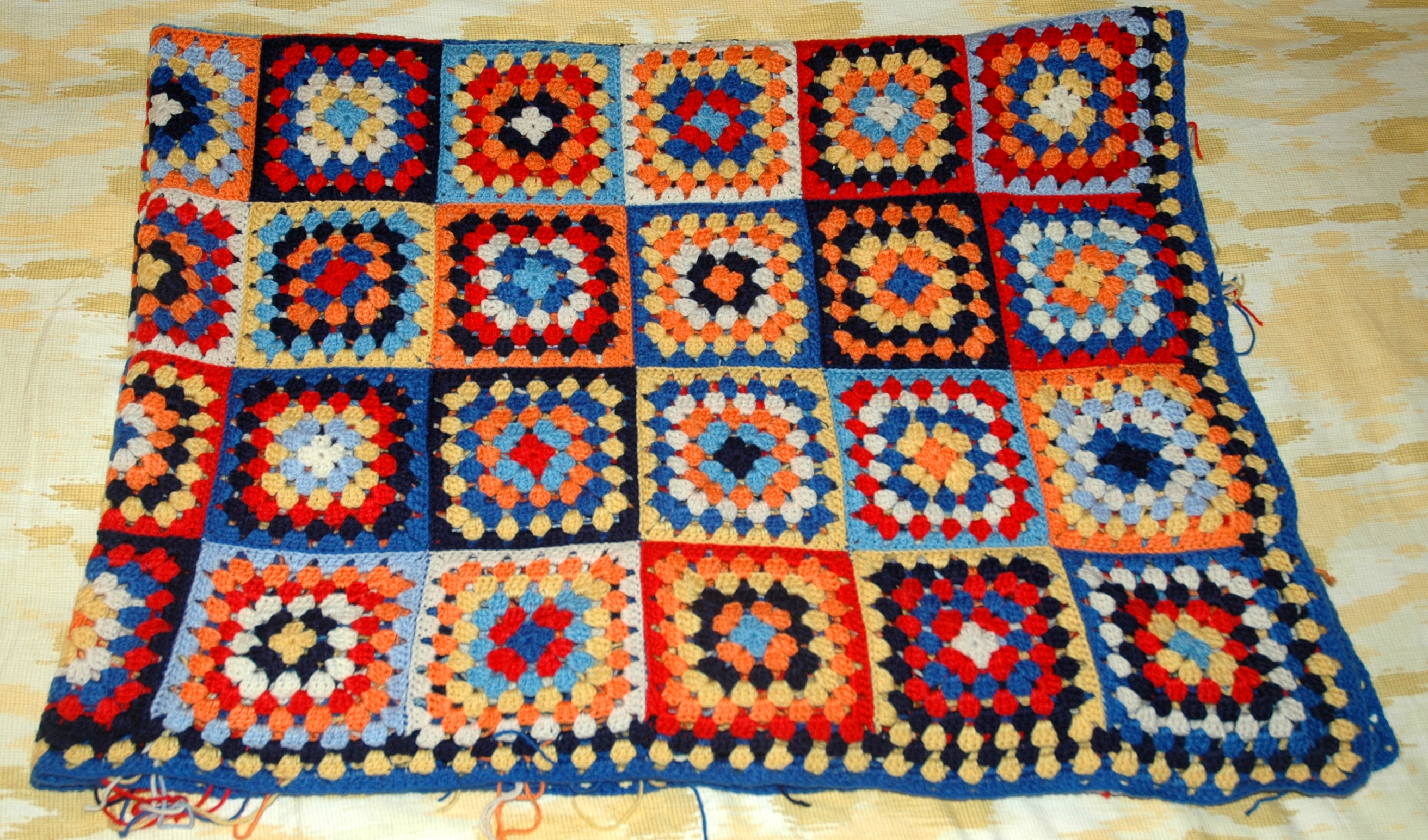 Granny Square Afghan