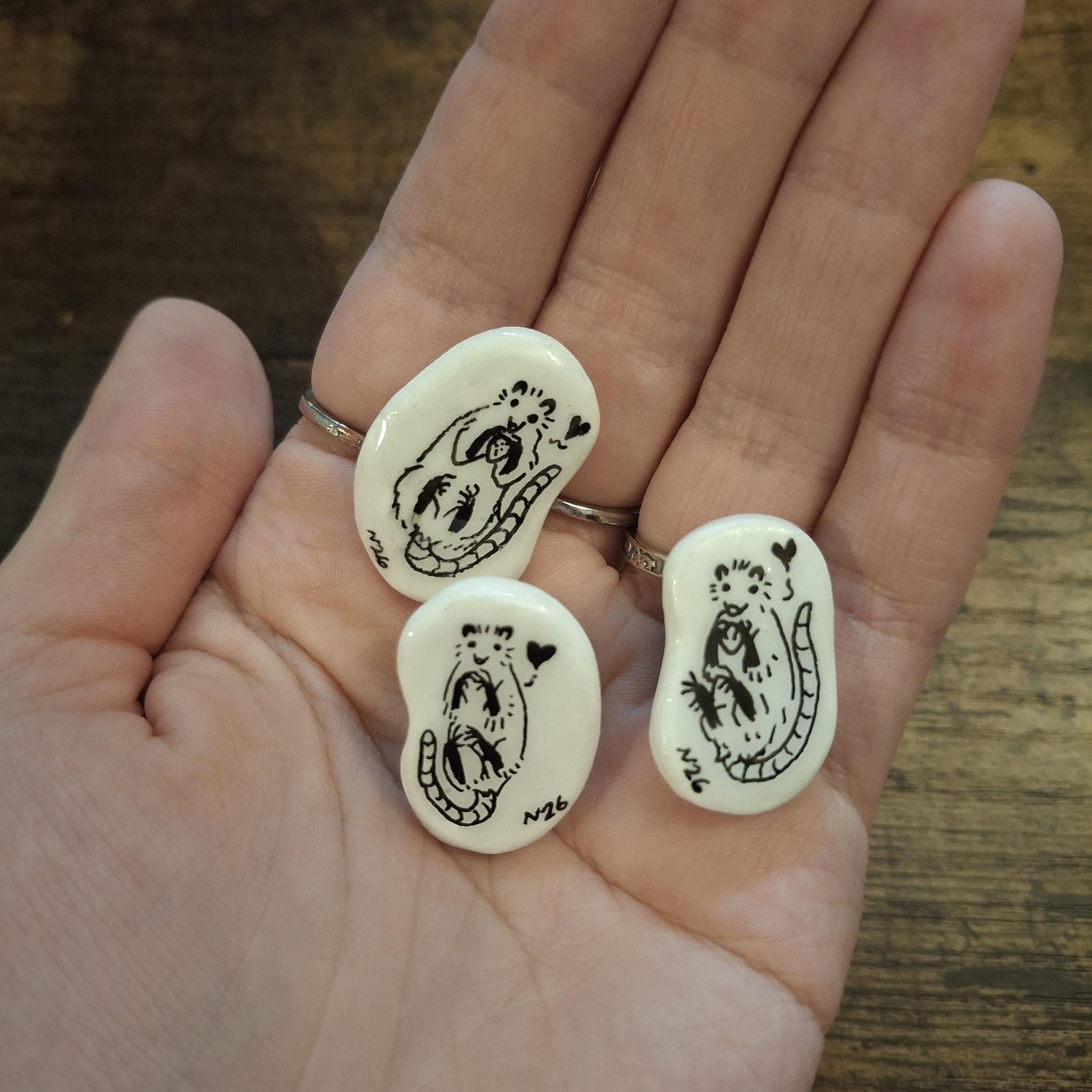 Otis the Opossum Pin