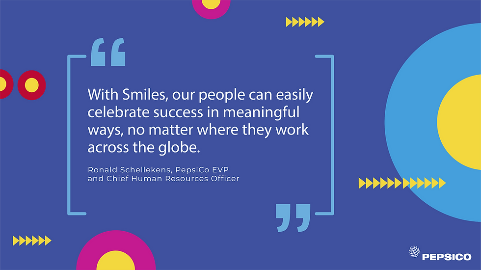 Ronald Schellekens, PepsiCo CHRO, talks about the Smiles initiative