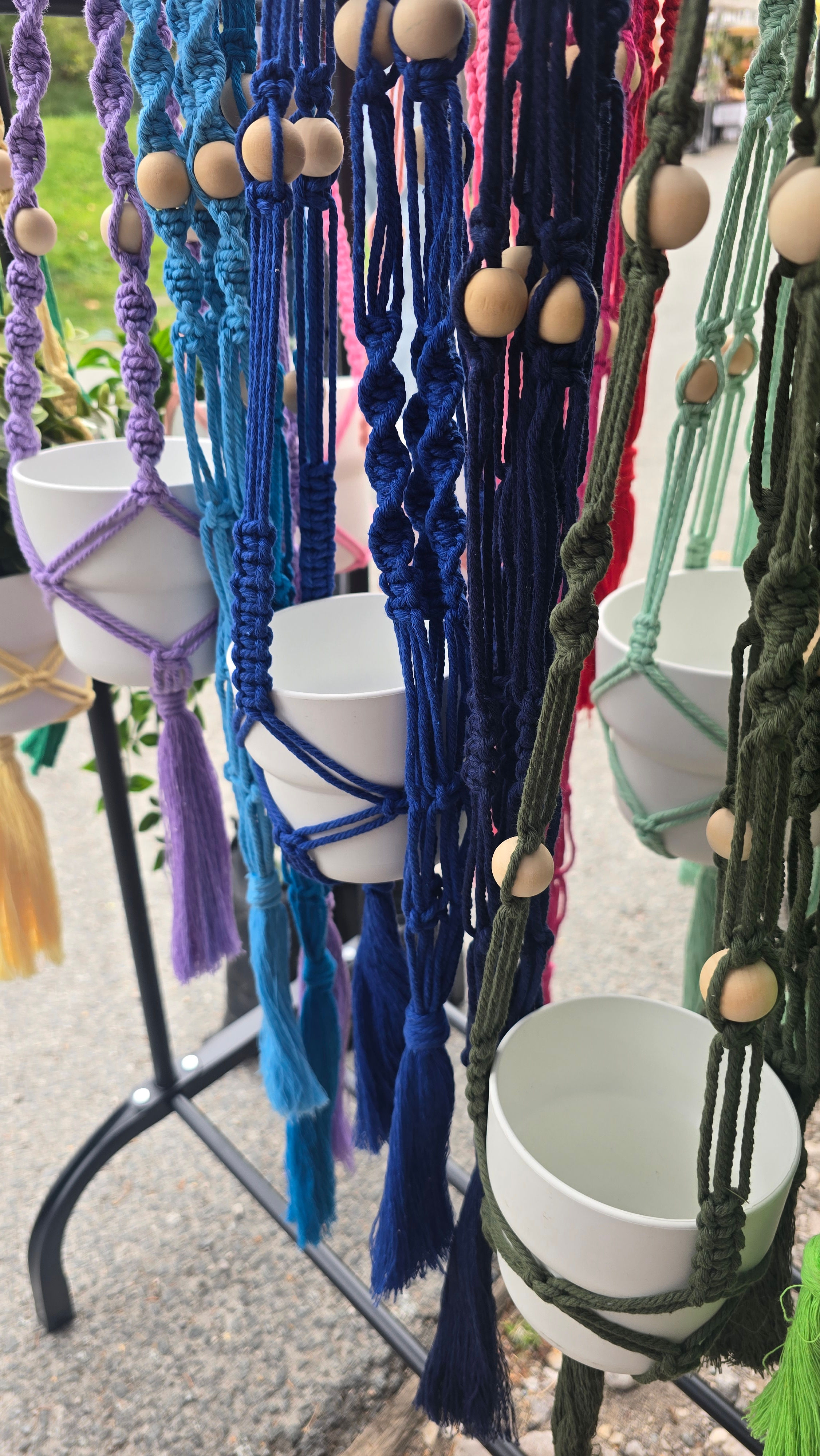 Long Macrame Plant Hangers