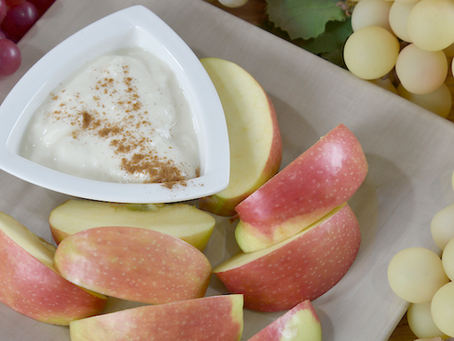 Recipe! Banana Ricotta Dip and Apple Wedges