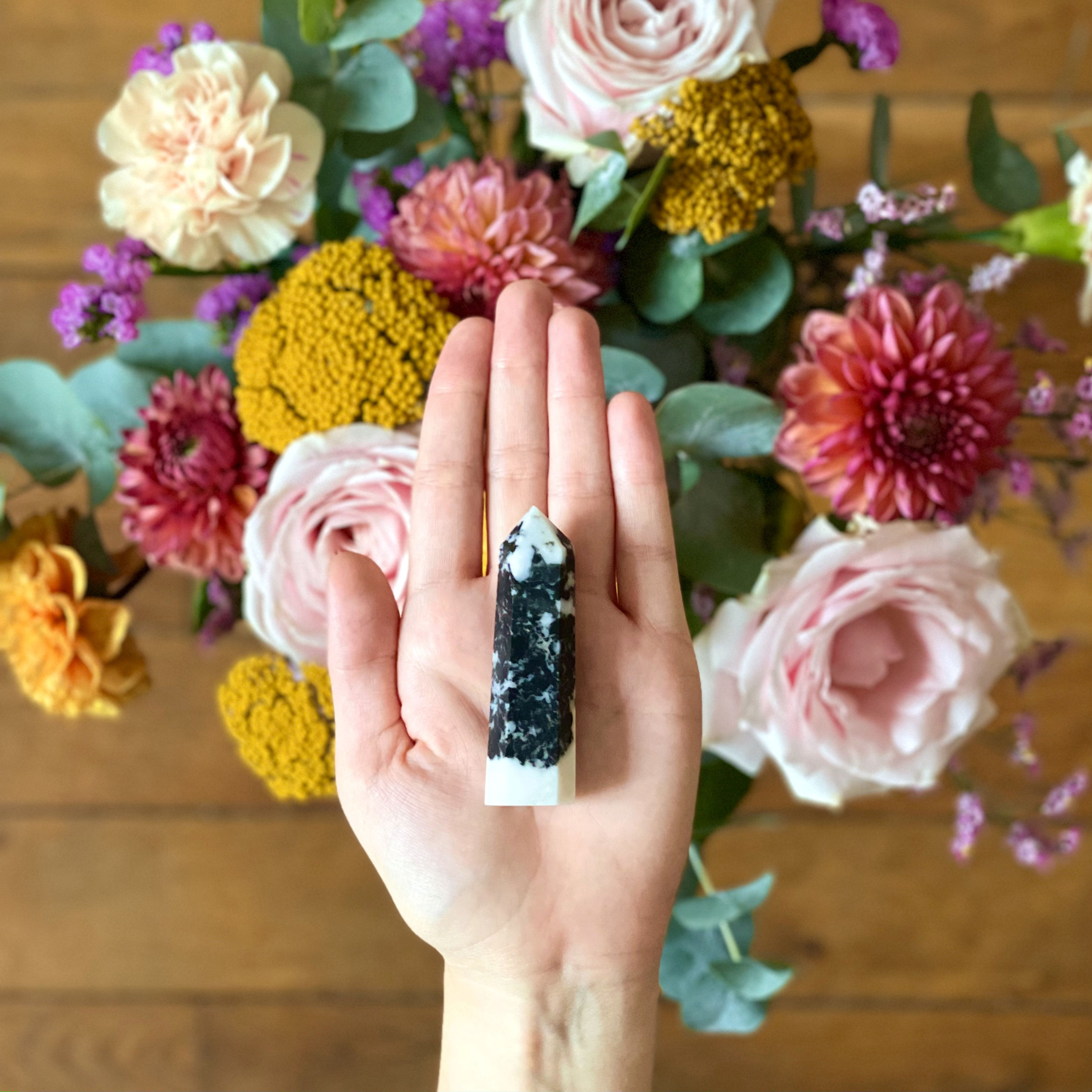 Pointe de marbre zébré