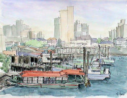 200北品川　　〔ｻｲｽﾞF６　（４０．７×３１．７cm) 〕