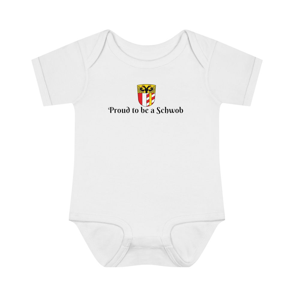 Schwabien Crest - Proud to be a Schwob - Infant Baby Rib Bodysuit