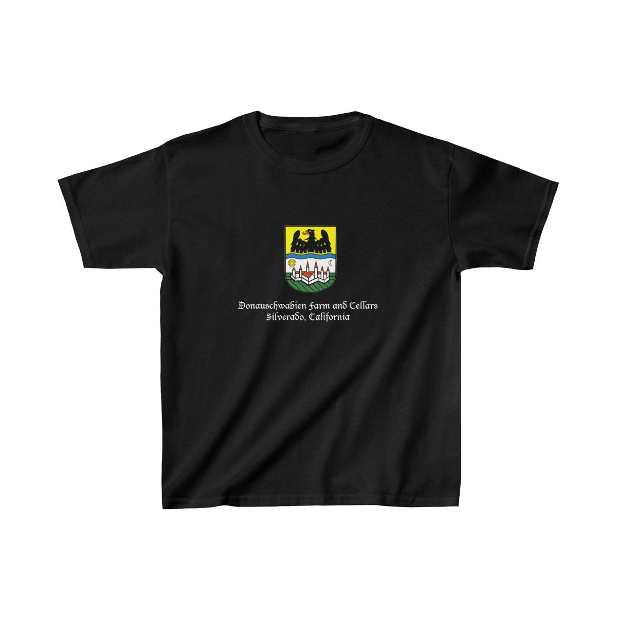 Donauschwabien Farm and Cellars - Donauschwaben Crest - Kids Heavy Cotton™ Tee