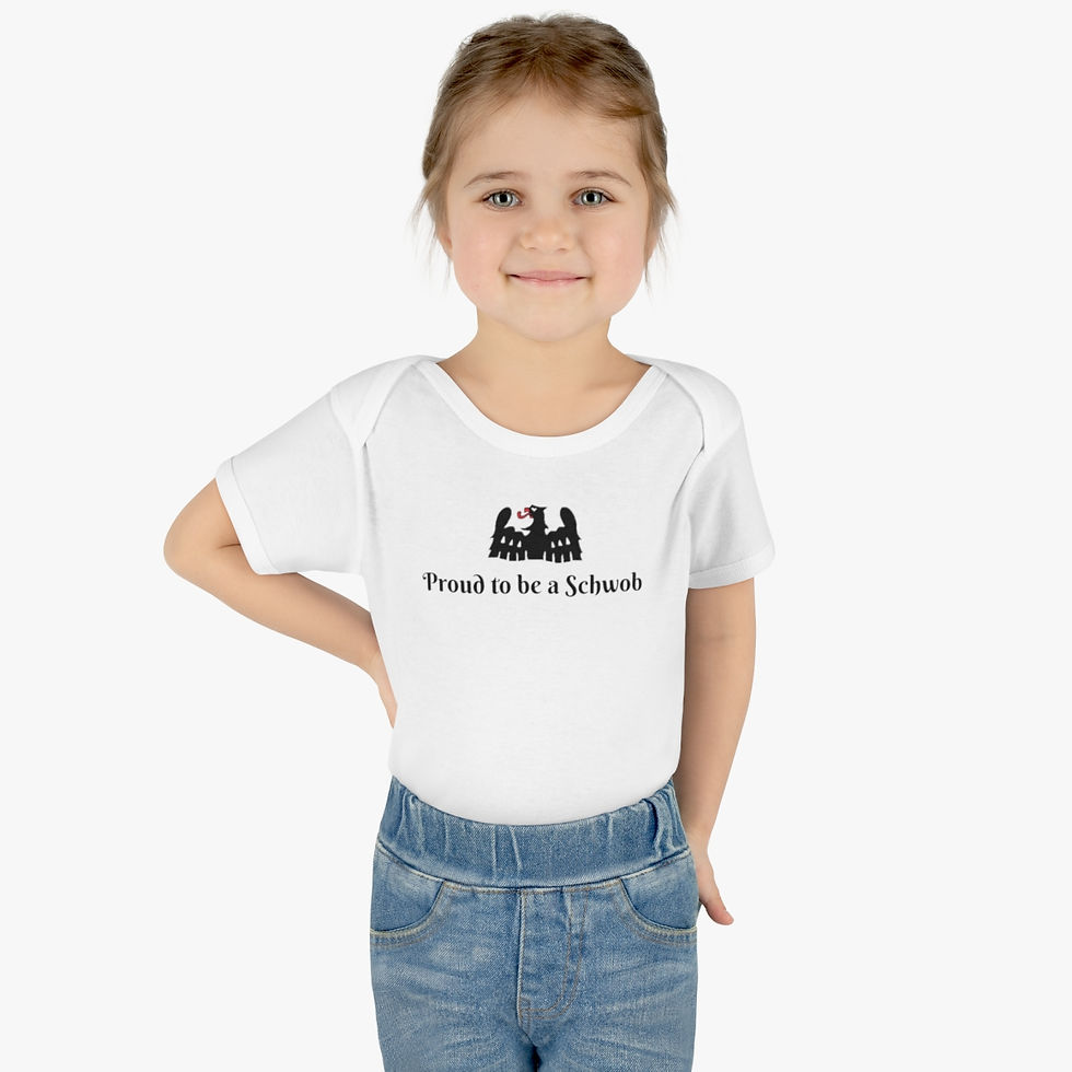 Thumbnail: Protective Eagle - Proud to be a Schwob - Infant Baby Rib Bodysuit