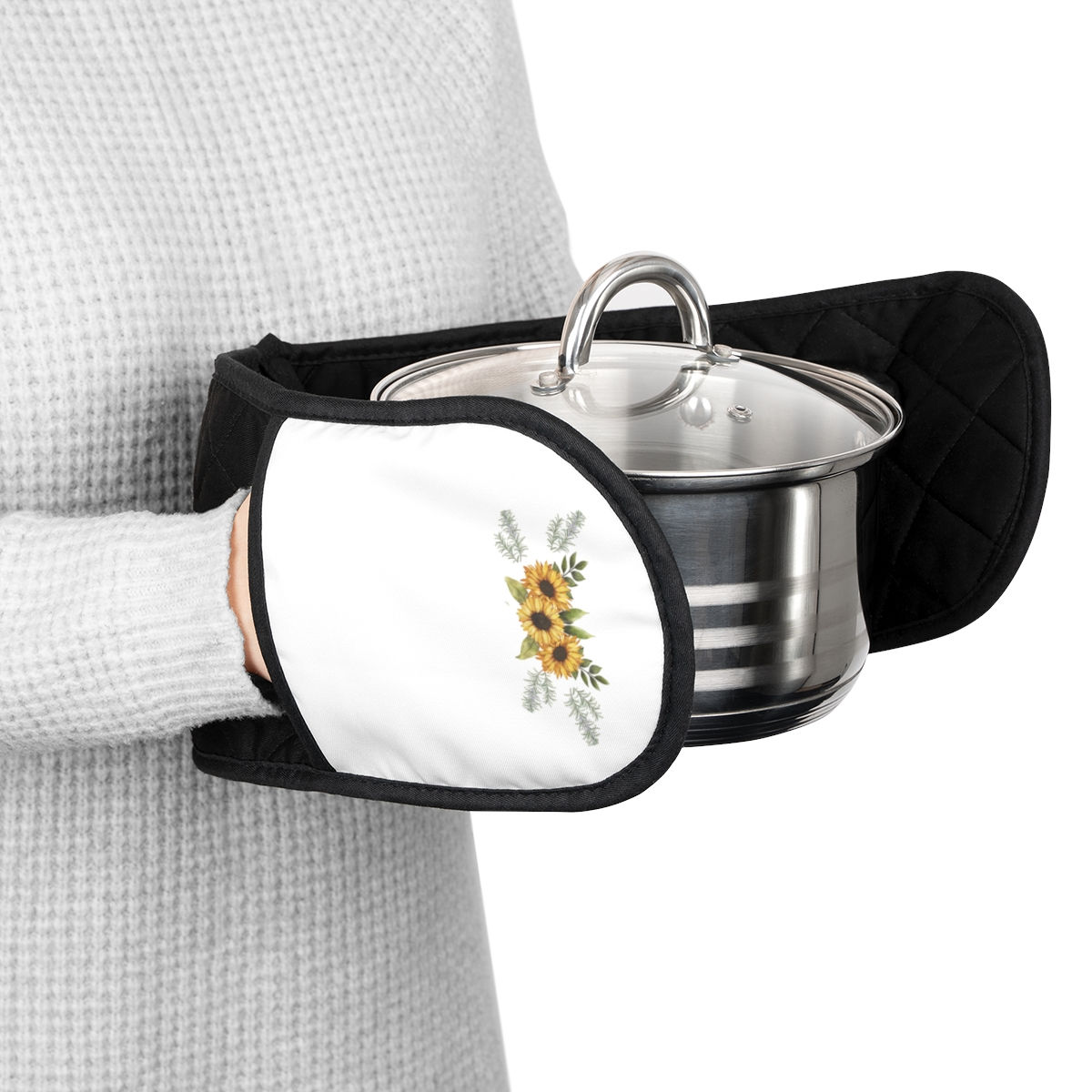 Sunflowers and Rosemary - Oven Mitts