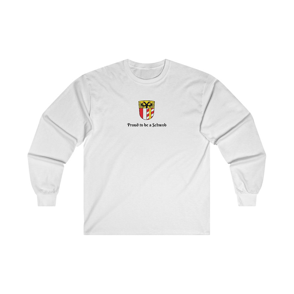 Schwabien Crest - Proud to be a Schwob - Long Sleeve Tee