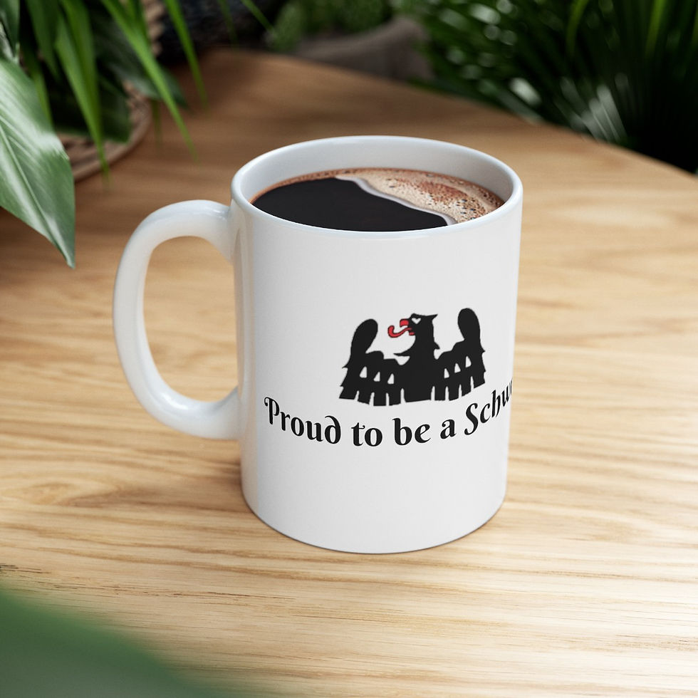 Protective Eagle - Proud to be a Schwob - Ceramic Mug 11oz