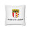 Thumbnail: Schwabien Crest - Proud to be a Schwob  - Spun Polyester Square Pillow Case