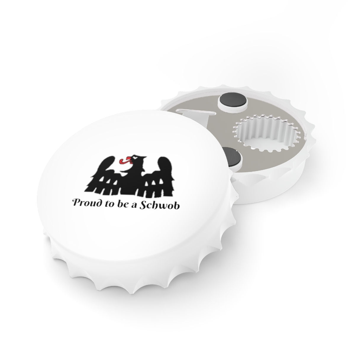 Protective Eagle - Proud to be a Schwob - Bottle Opener