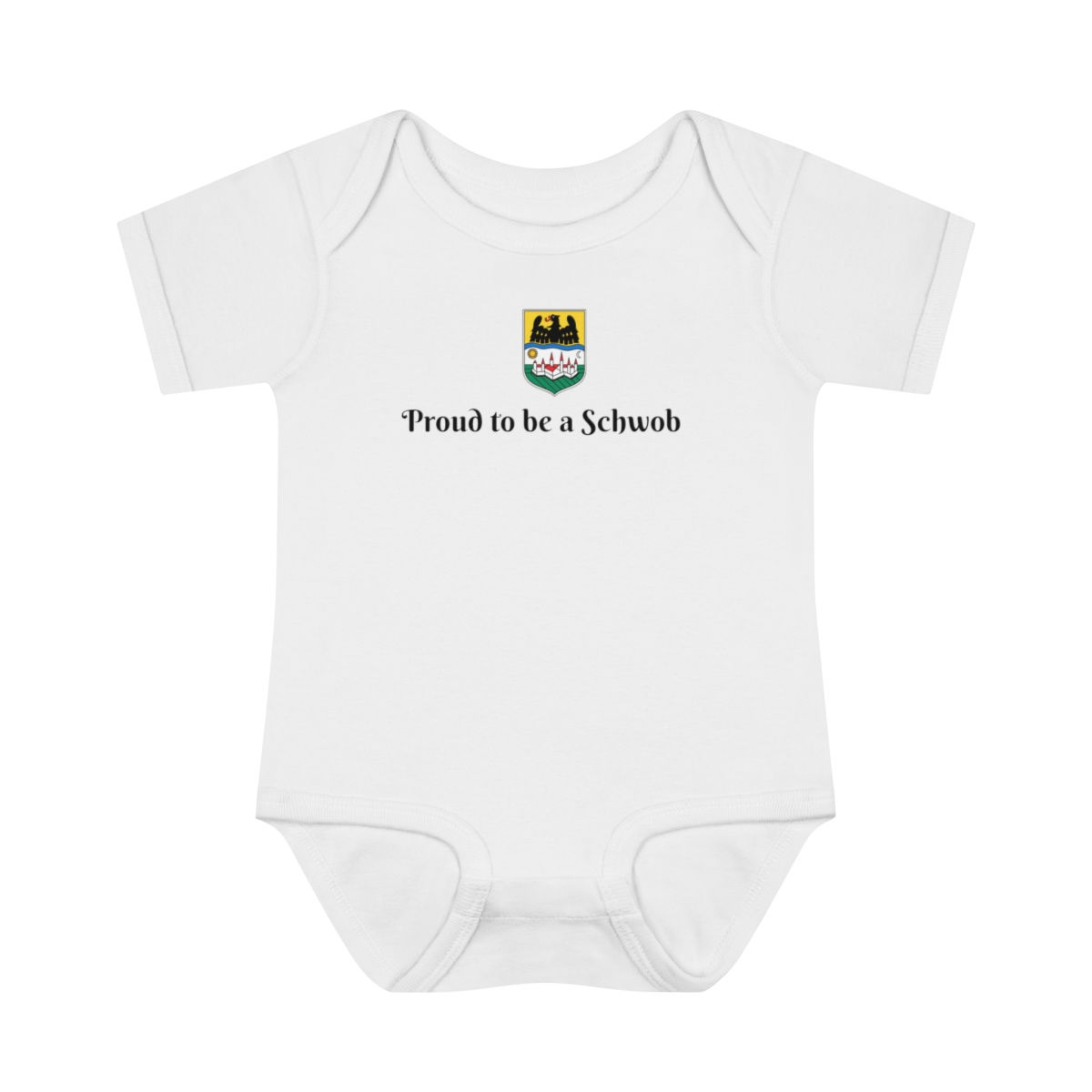 Donauchwabien Crest - Proud to be a Schwob - Infant Baby Rib Bodysuit