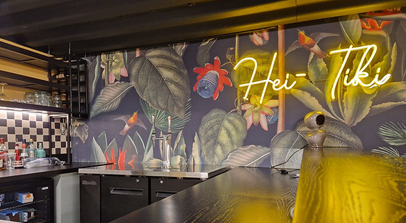 Private bar in an office