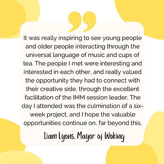 Testimonial Together WIth Music - May of Woking