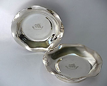 An Extremely Rare Pair of Early George III Scottish Provincial Dishes