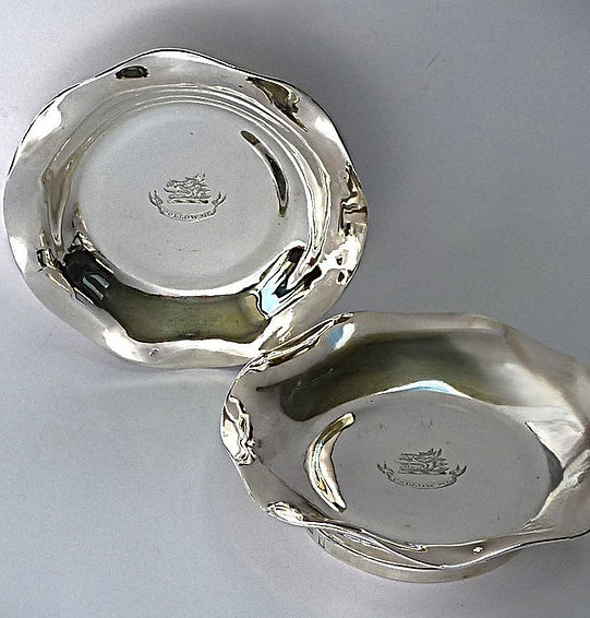 An Extremely Rare Pair of Early George III Scottish Provincial Dishes