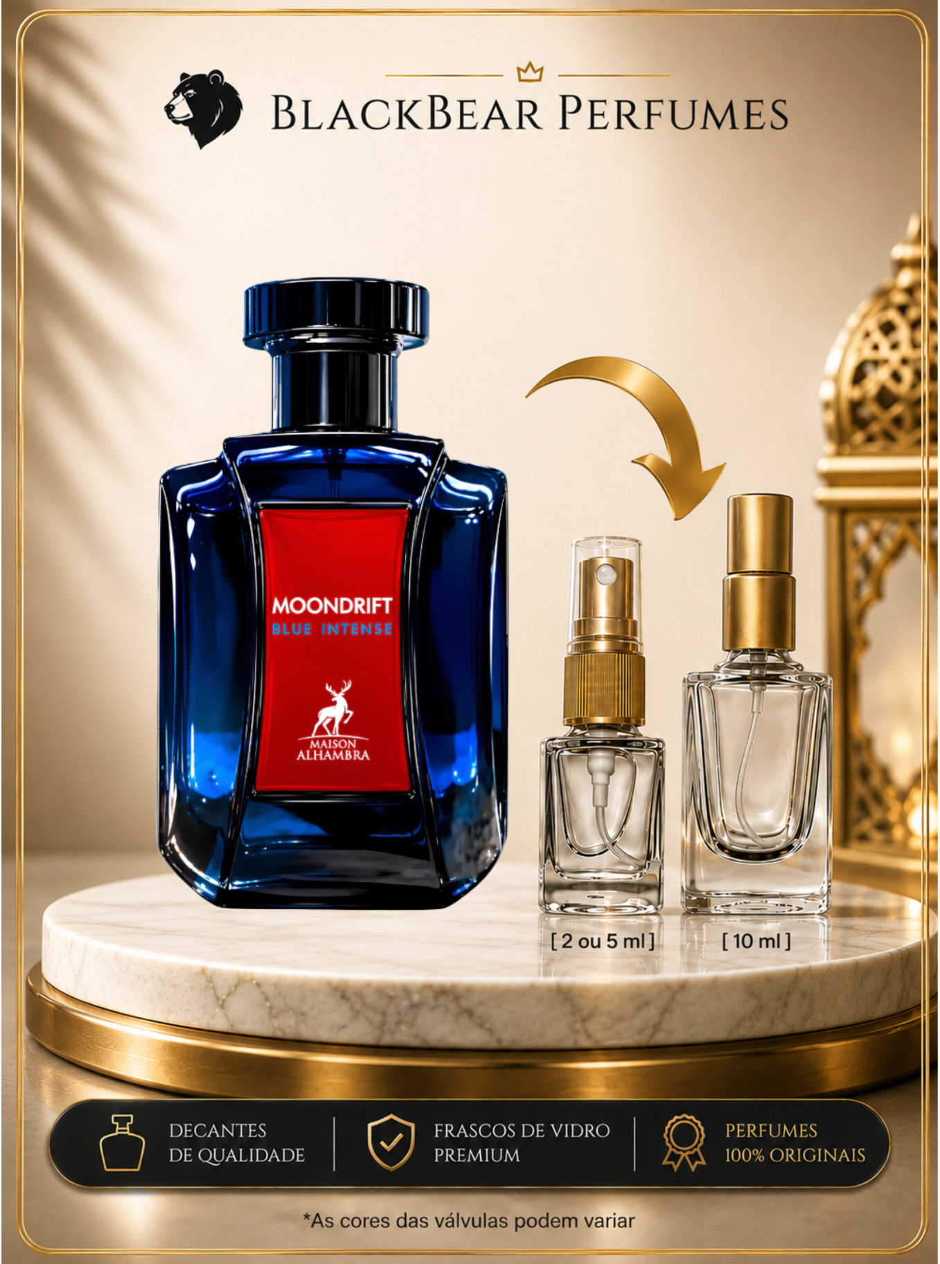 Moondrift Blue Intense Decante