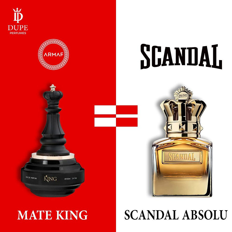 Comparação: Mate King (Dupe) e Scandal Absolu