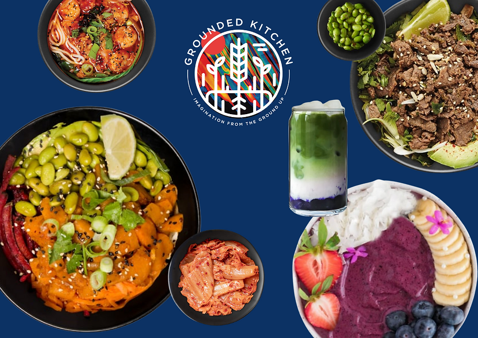 Grounded Kitchen dishes