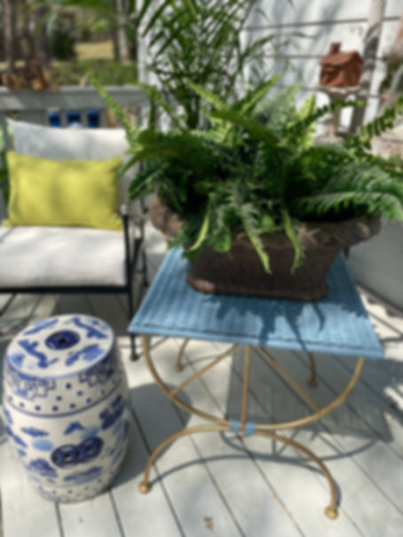 Cross Bench Side Table 