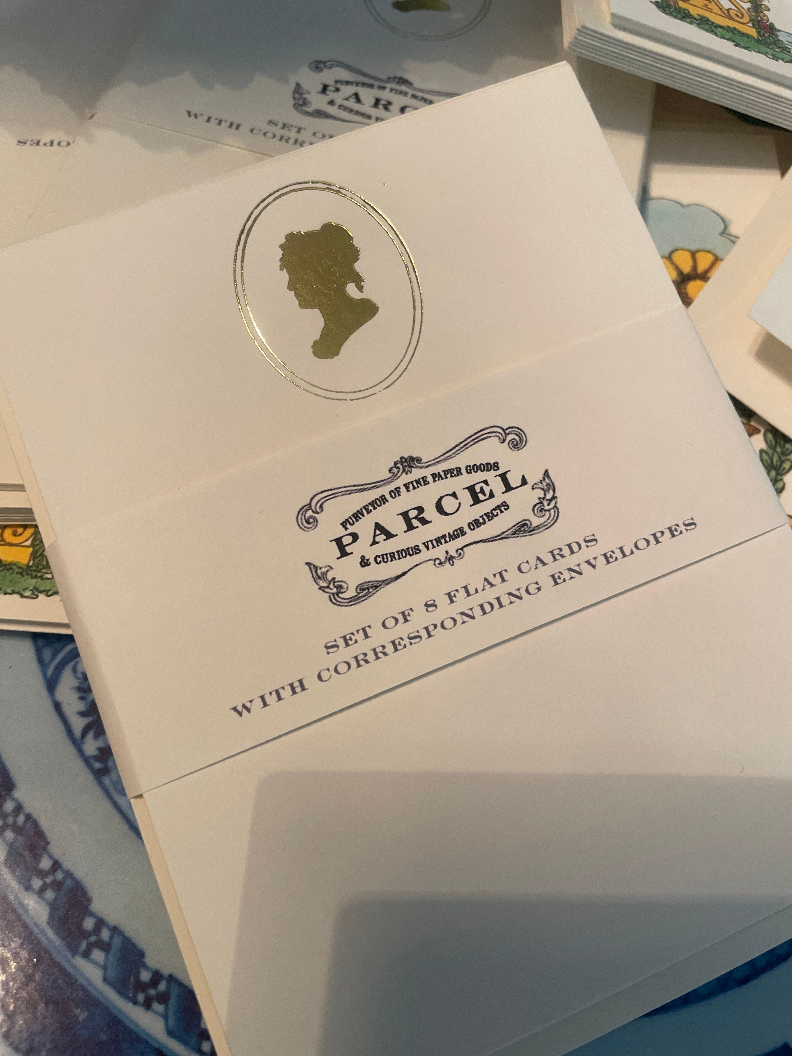Gold Foil Cameo Note Set 