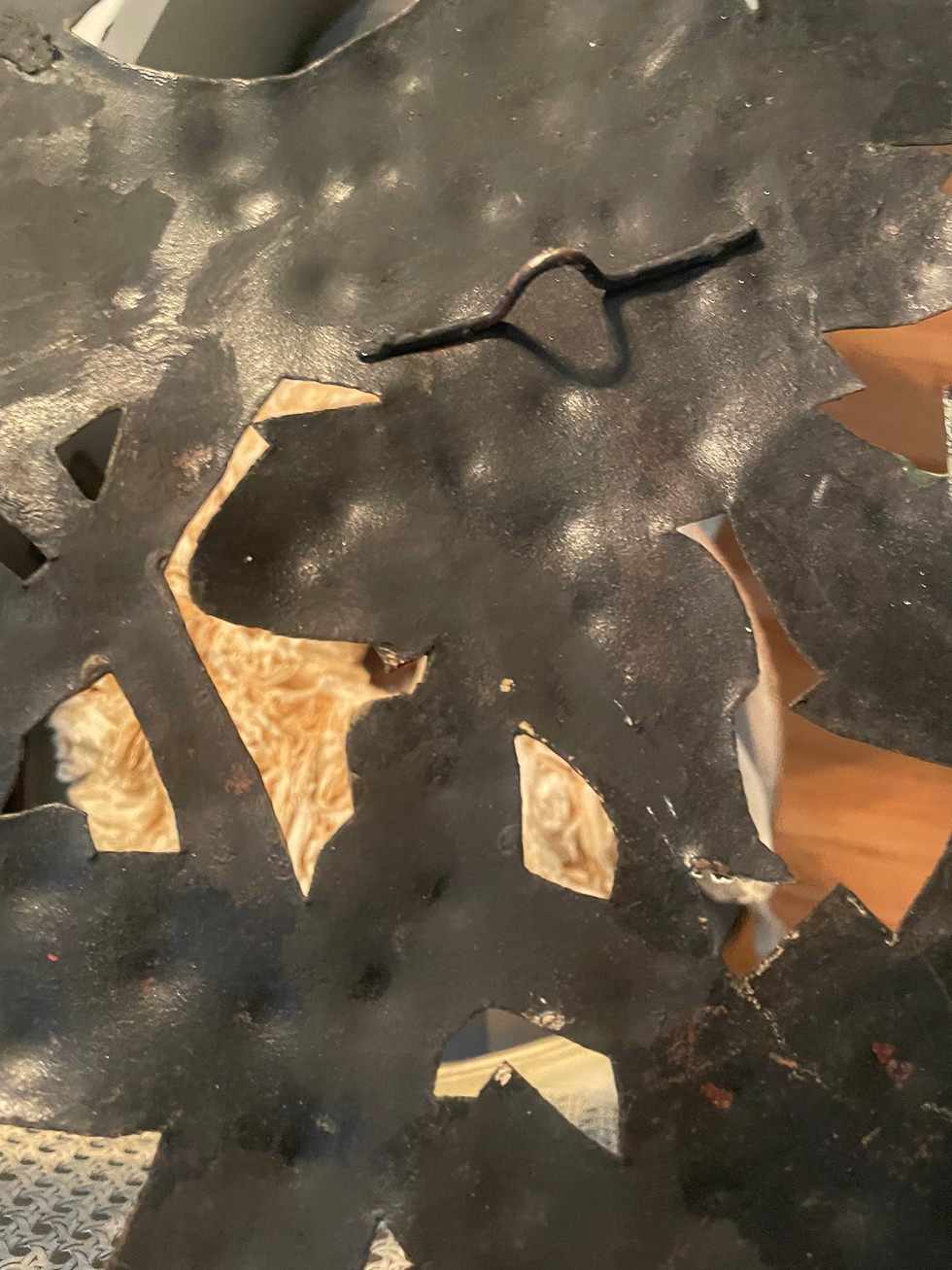 Thumbnail: Vintage Metal Fireplace Cover 