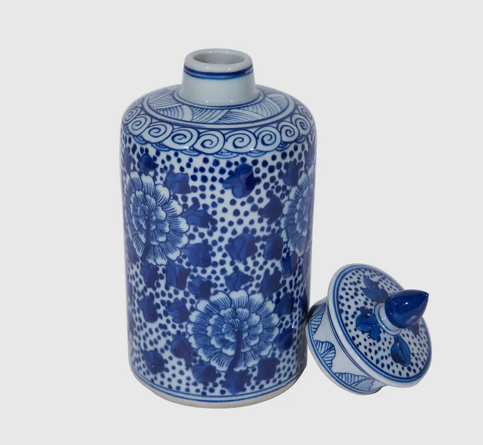 Thumbnail: Peony polka dot jar 