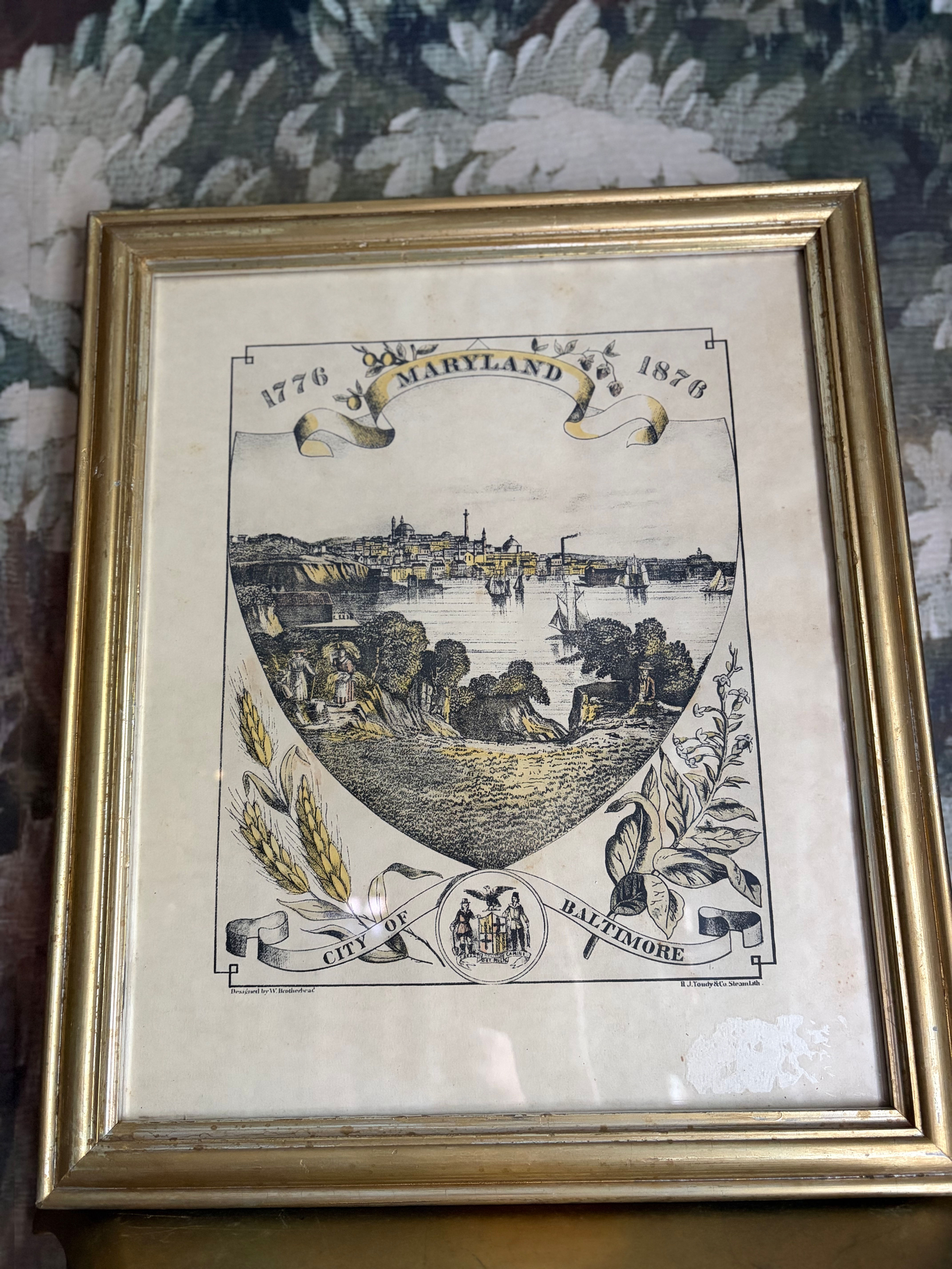 Vintage Maryland Print 