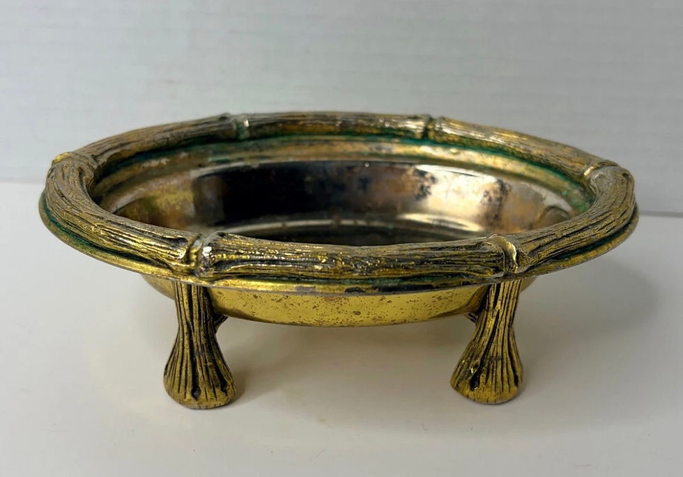 Thumbnail: Brass Bamboo Dish 