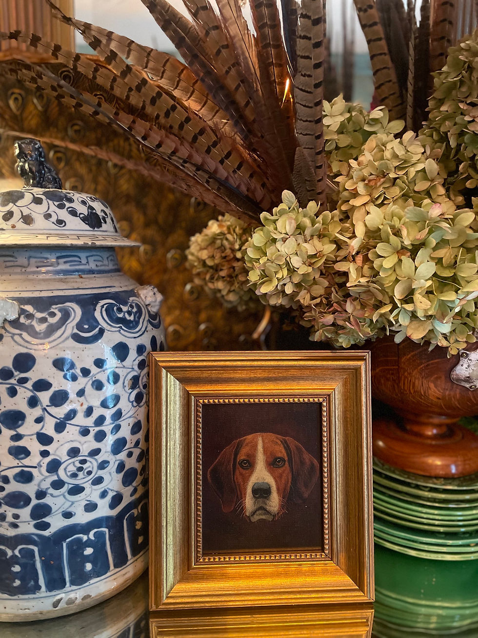 Thumbnail: Framed Beagle print 