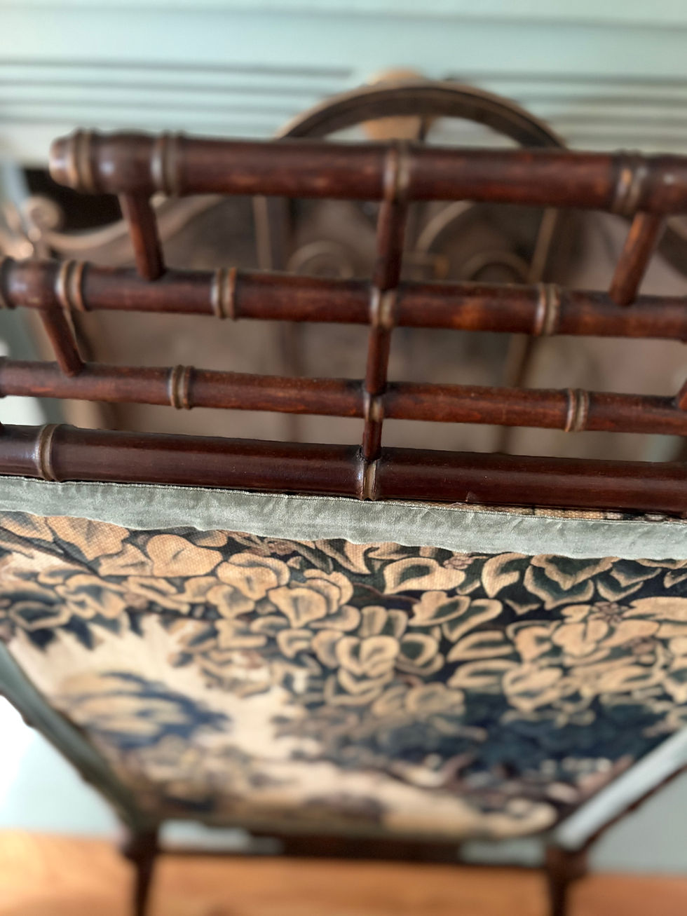 Thumbnail: Faux Bamboo Fire-screen 