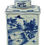 Thumbnail: Large blue and white tea jar 
