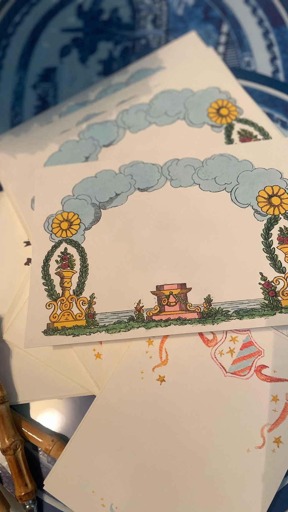 Thumbnail: Cloud Banner Note Set (8)