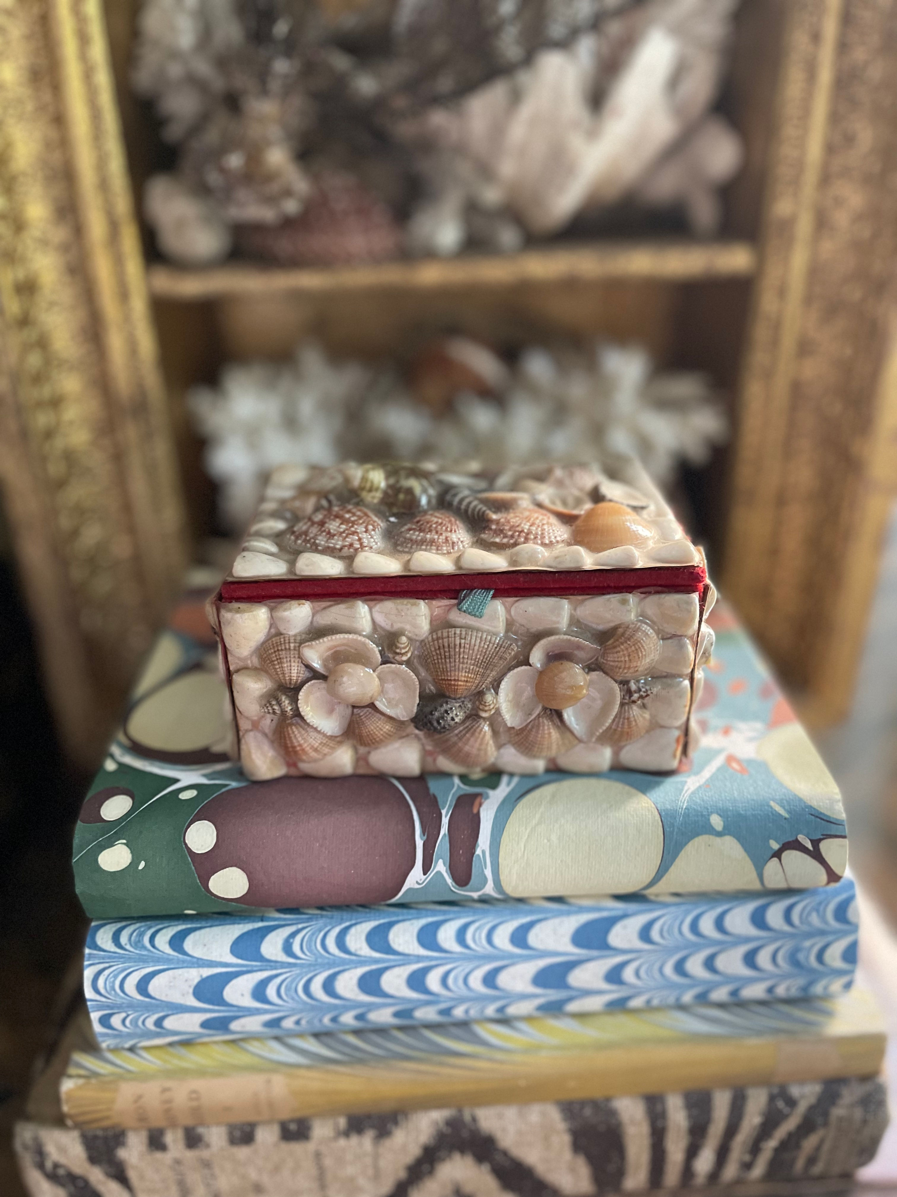 Vintage Seashell Box
