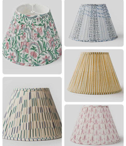 Extra Small Pleated Lamp Shade