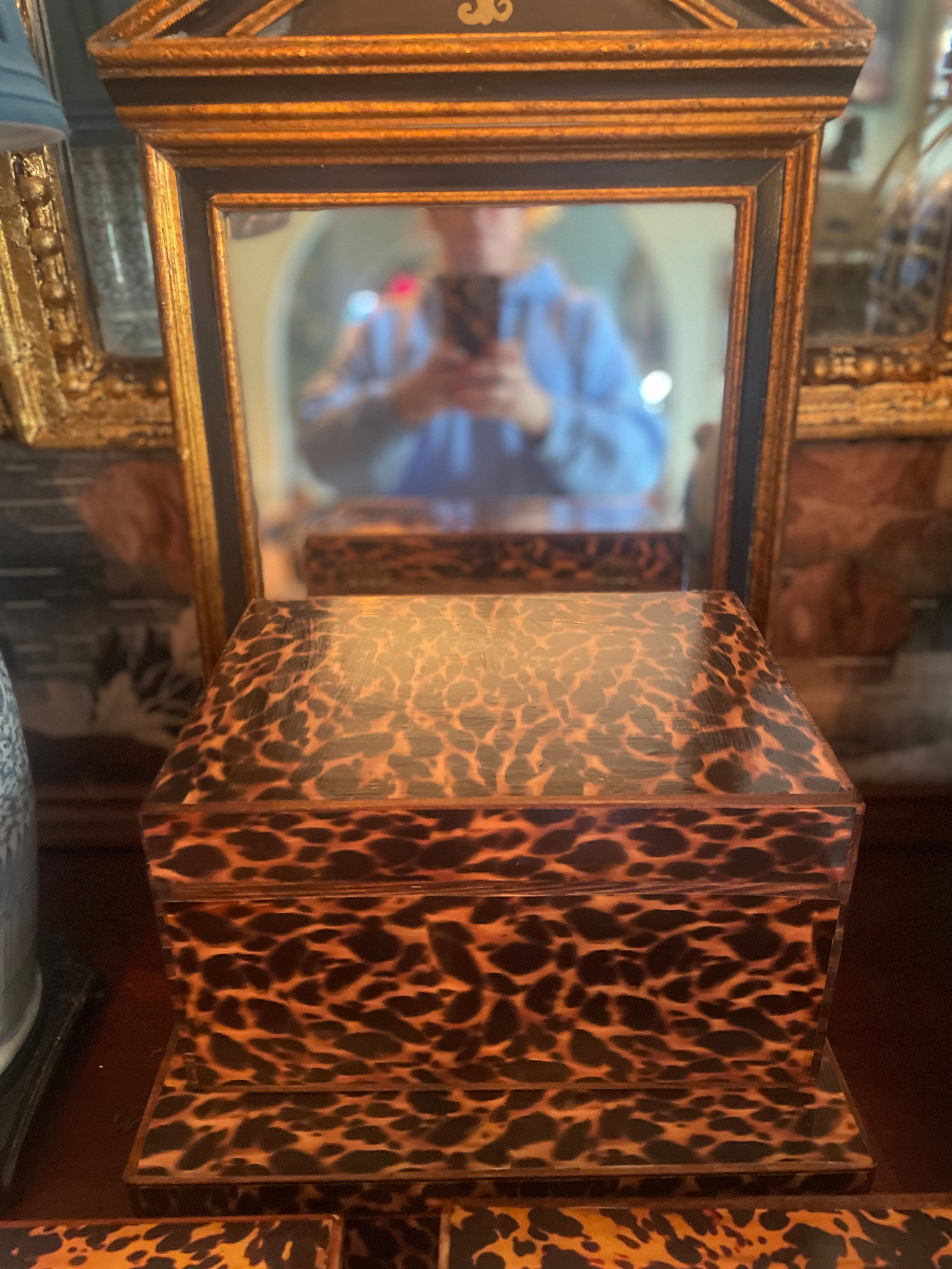 Large Umber Tortoise Box 