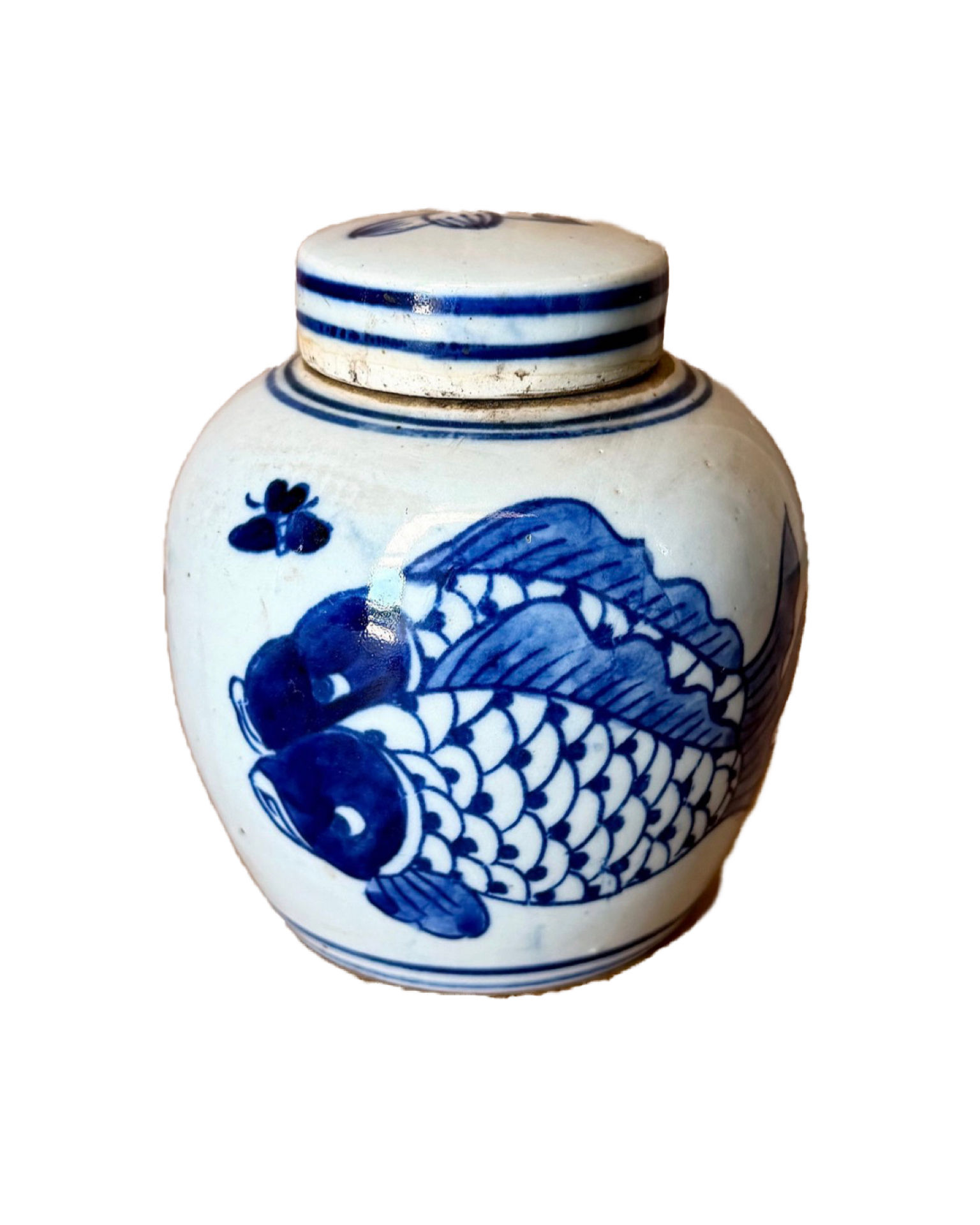 Double Koi Mini Jar 